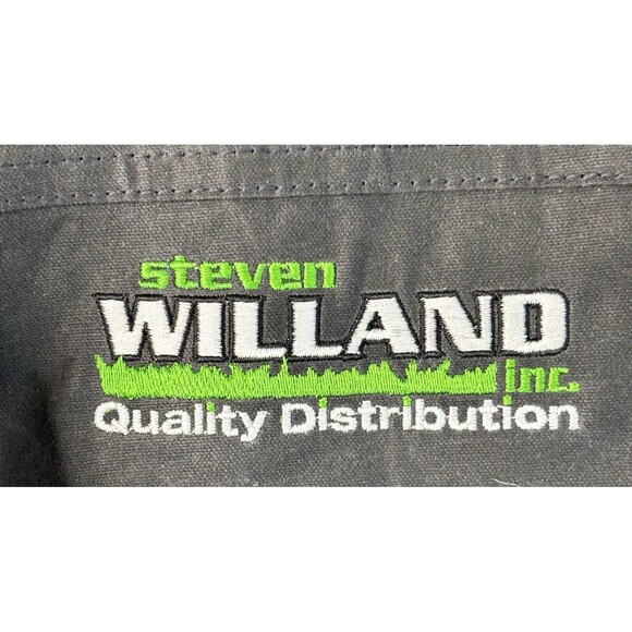 Flint And Tinder Men's 2XL Blanket Waxed Trucker Jacket Black/Gray Embroidered - Picture 4 of 8